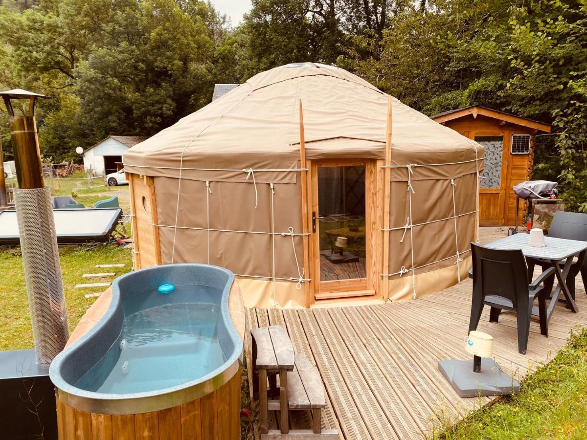 Yourte Et Son Bain Nordique Frechet-Aure Kültér fotó