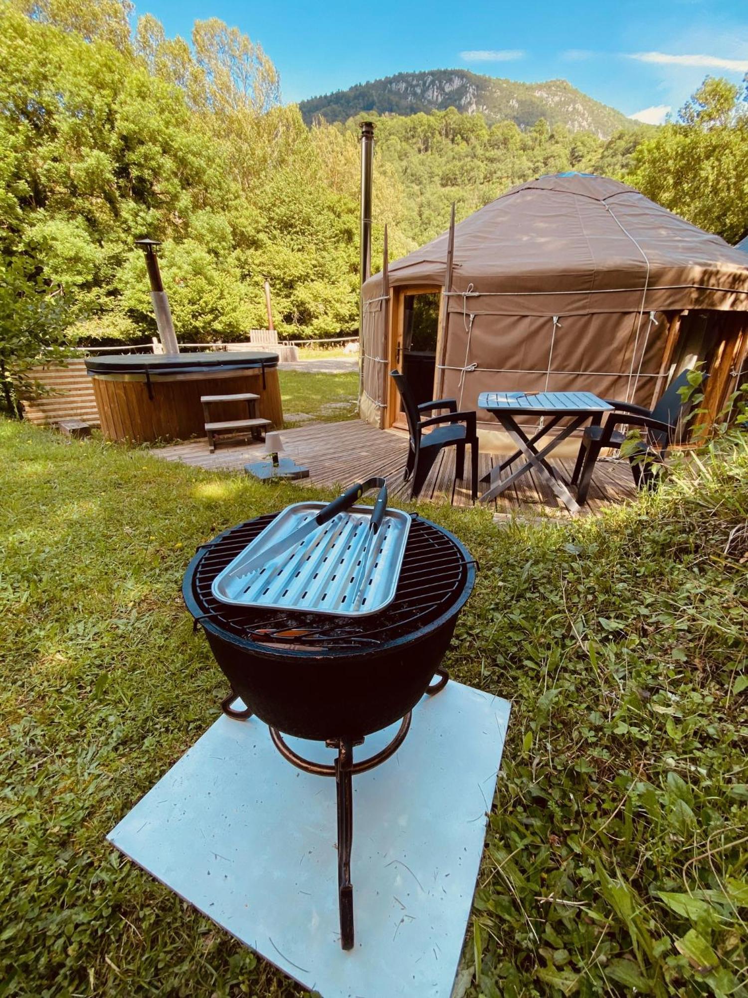 Yourte Et Son Bain Nordique Frechet-Aure Kültér fotó